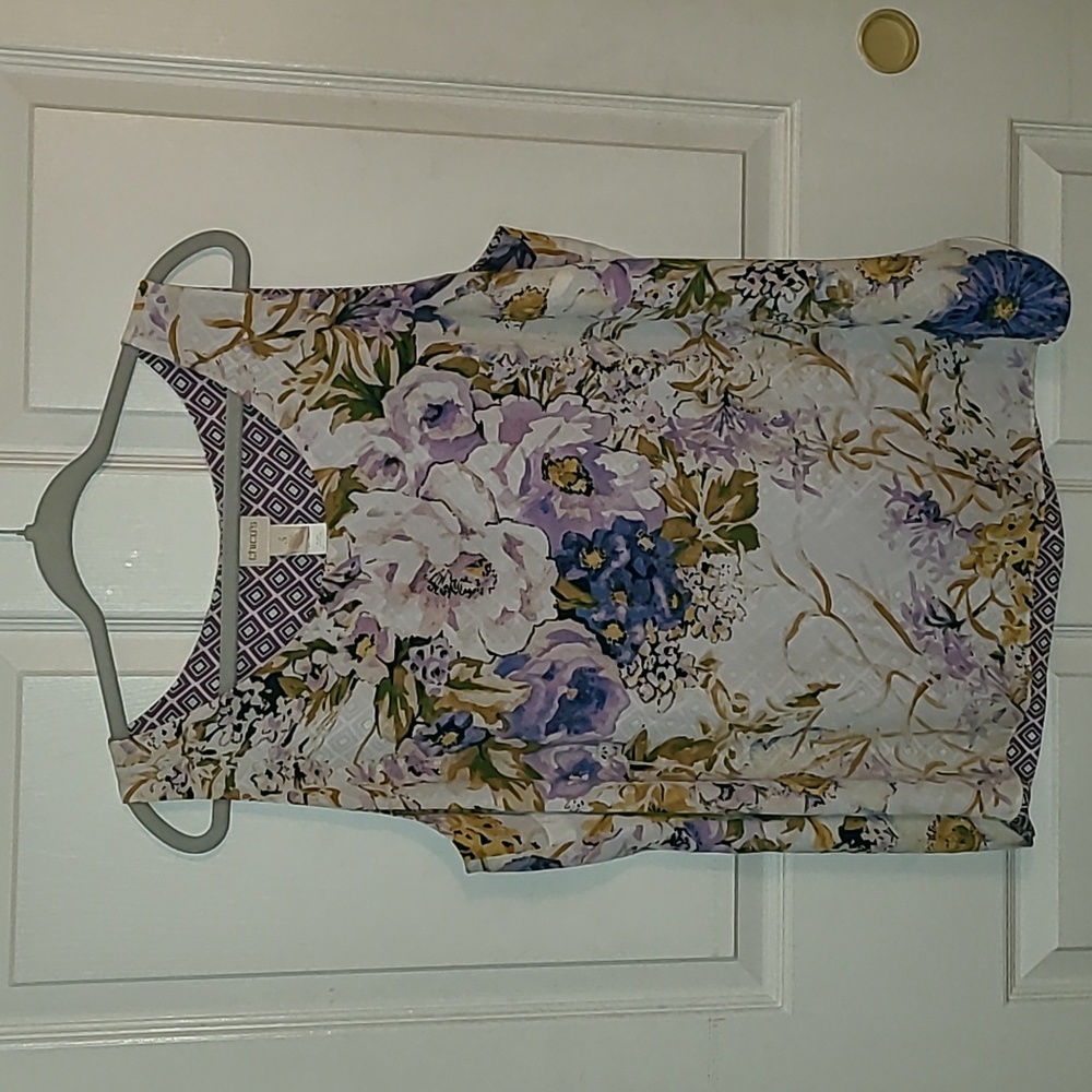 Reversible A-line tank blouse by Chico's